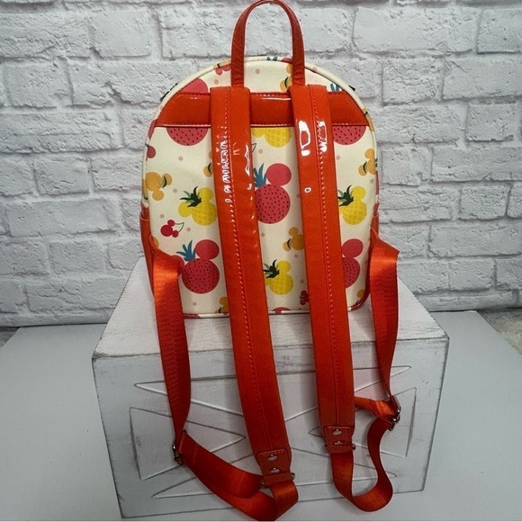 Loungefly Disney Mickey Mouse Spring Fruit Mini Backpack - Picture 6 of 14